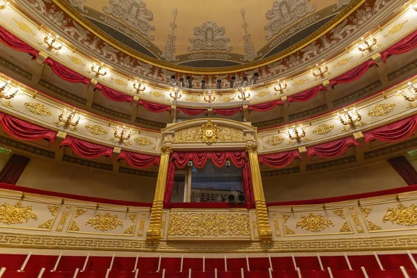 Moscow Russia April 2021 Interior Historic Performance Hall State Academic — Stock Photo, Image