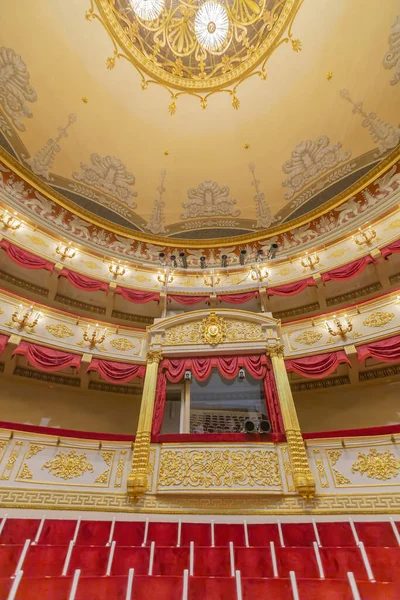 Moscow Russia April 2021 Interior Historic Performance Hall State Academic — Stock Photo, Image