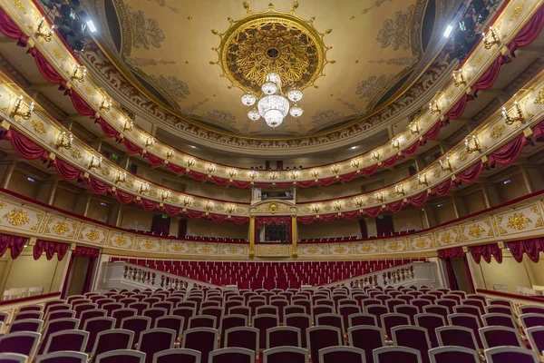 Moscow Russia April 2021 Interior Historic Performance Hall State Academic — Stock Photo, Image
