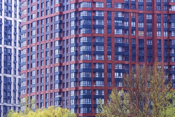 Multi Storey Residential Building Built According City Housing Renovation Program — Stock Photo, Image