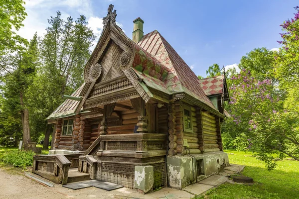 Abramtsevo Russia June 2021 Part Facade Historical Art Literary Museum — Stock Photo, Image