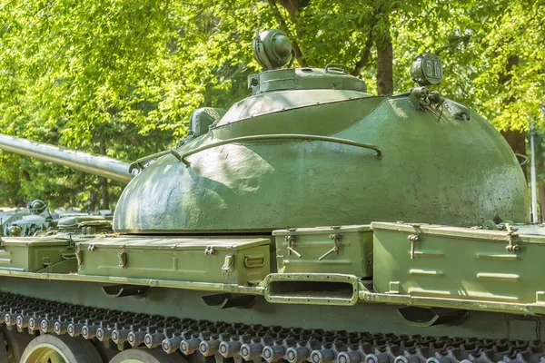 Distrito Krasnogorsk Região Moscou Rússia Julho 2021 Tanque Retro Raro — Fotografia de Stock