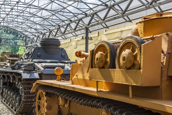 Krasnogorsk District Moscow Region Russia July 2021 Rare Retro Tank — Stock Photo, Image