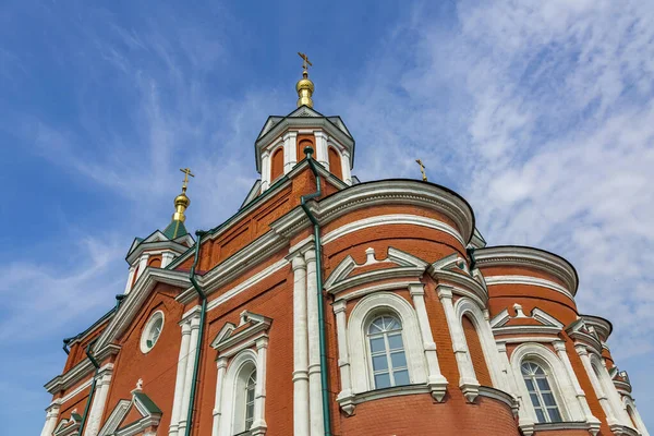 Kolomna Russia August 2021 Exterior Orthodox Church Uspensky Brusensky Women — Stock Photo, Image