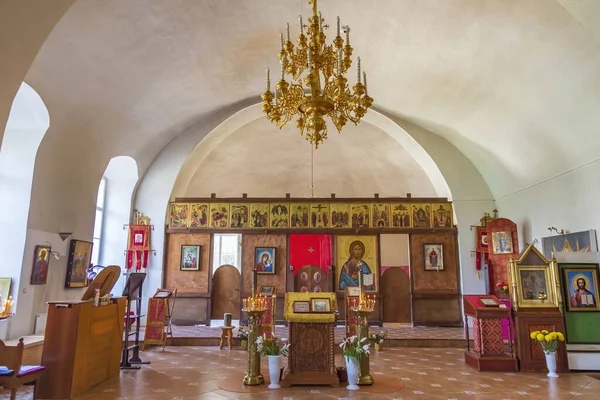 Mozhaysk Russie Septembre 2021 Intérieur Cathédrale Orthodoxe Novo Nikolsky Début — Photo