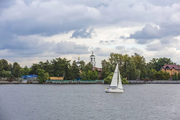 Village Troitskoye Russia September 2021 Exterior Orthodox Church Life Giving — Stock Photo, Image