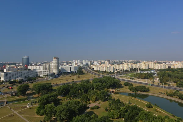 Pohled z ochozu v Minsku — Stock fotografie