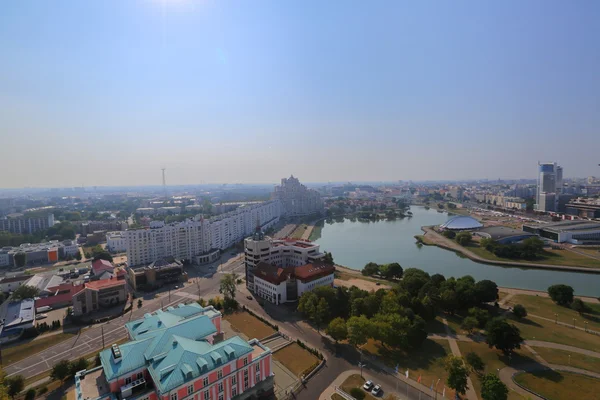 Vista do deck de observação em Minsk — Fotografia de Stock