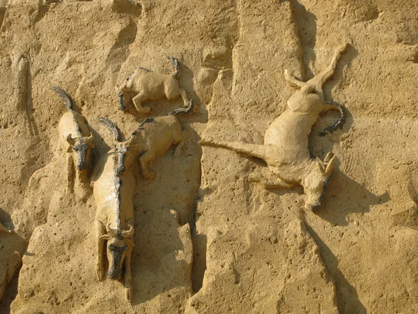 Zand beeldhouwkunst — Stockfoto