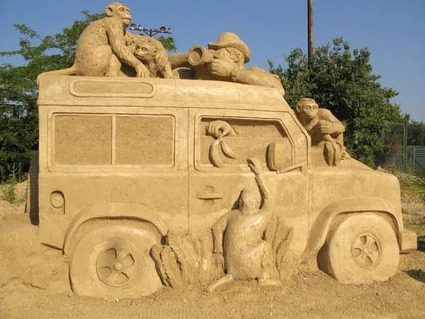 Sandskulptur — Stockfoto