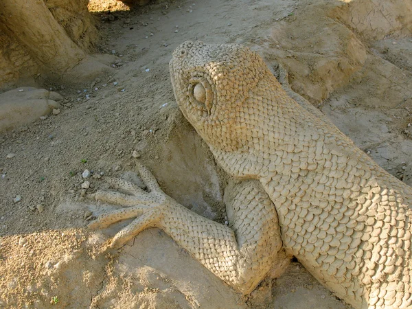 Escultura de areia — Fotografia de Stock