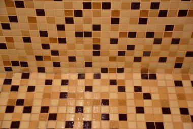 Banyoda sırlı çini