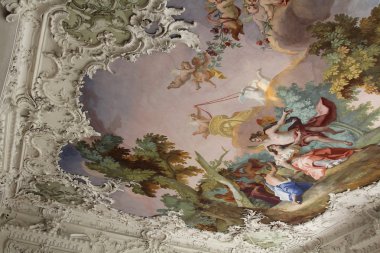 Müzede pitoresk tavan