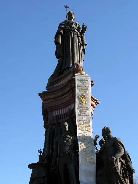 Императрица Екатерина. Памятник в Краснодаре — стоковое фото