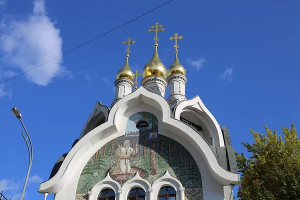 O edifício da Igreja Ortodoxa Russa em Moscou — Fotografia de Stock