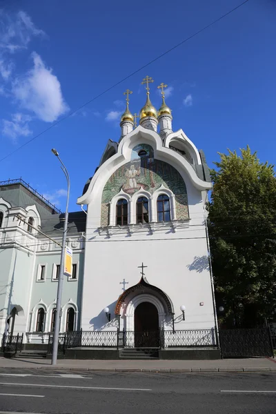 Der Bau der russisch-orthodoxen Kirche in Moskau — Stockfoto