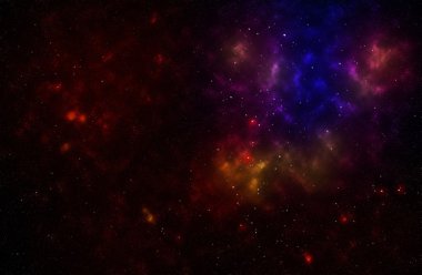 renkli arka plan od derin uzay yıldız alanı