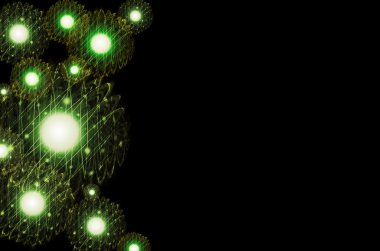 Top enerji tam renkli ve parlak Banner