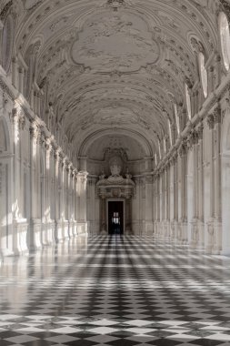 İç Galerisi, Kraliyet Sarayı, Venaria Reale Piyemonte, U