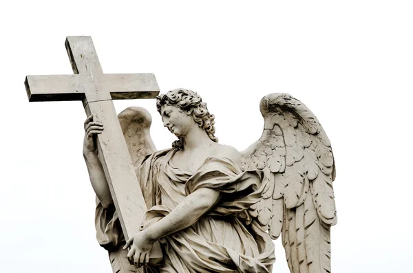 Estatua de mármol de ángeles en Roma, Italia —  Fotos de Stock