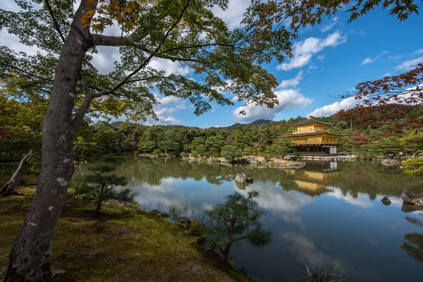 Pabellón de oro de Kyoto, Japón, conocido como kinkakuji —  Fotos de Stock