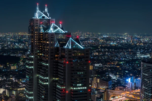 Büyükşehir hükümet ofisinden Tokyo gece görünümü
