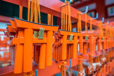 gate souvenirs at fushimi inari taisha temple in Kyoto, Japan clipart