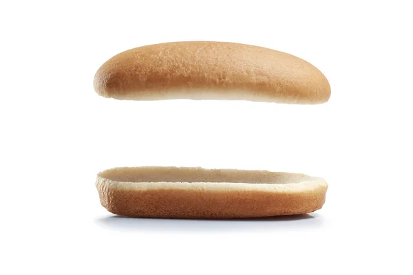 Varmkorv med bröd — Stockfoto