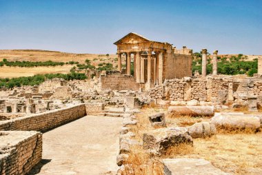Tunus 'taki antik Dougga şehrinin başkenti.