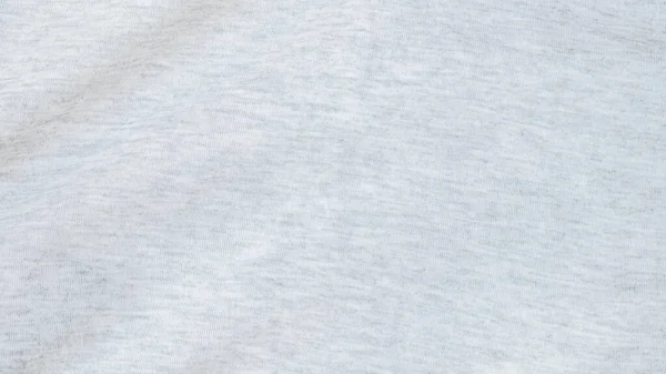 Alta Risoluzione Dettaglio Colpo Morbido Tessuto Jersey Bianco Grigio Sfondo — Foto Stock
