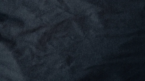 Hög Upplösning Detalj Skott Mjuk Svart Grå Tyg Bakgrund Polyester — Stockfoto
