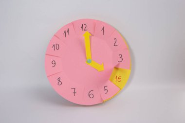 Anaokulu öğretim saati, çocuklar için zaman kavramı