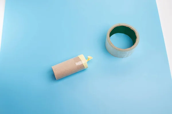 DIY paper cracker, paper craft, toilet roll recycle — Stock Photo, Image