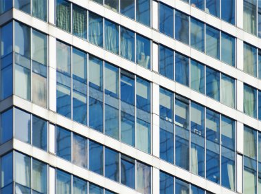 Modern mimari iş merkezi, seçici odaklanma. Yüksek kalite fotoğraf