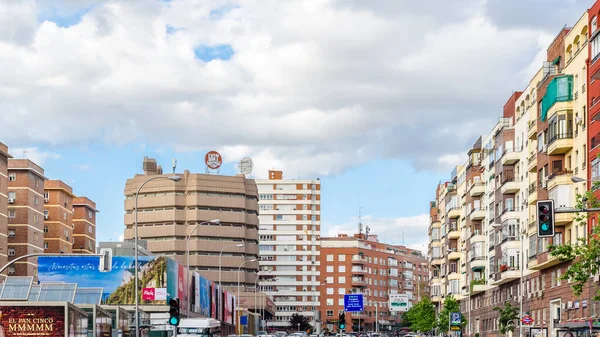 Madrid Spain May 2021 Urban Scene Madrid Spain Exterior View — Stock Photo, Image