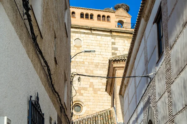 Igreja Puebla Montalban Uma Aldeia Província Toledo Castilla Mancha Espanha — Fotografia de Stock