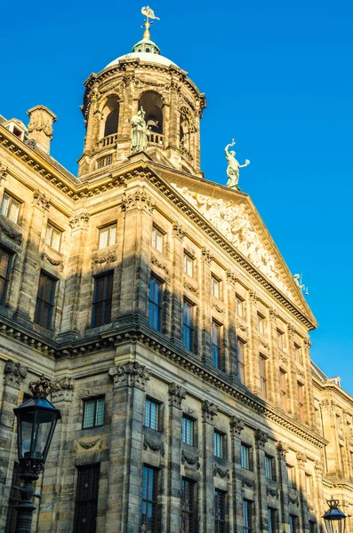 Amsterdam Países Bajos Noviembre 2018 Vista Del Palacio Real Ámsterdam —  Fotos de Stock