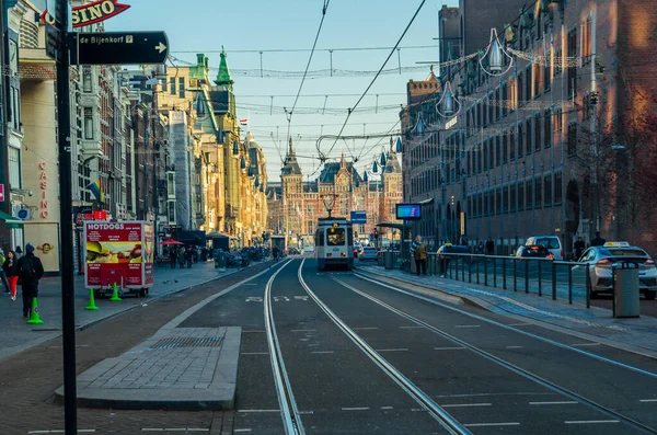 Amsterdam Niederlande November 2018 Stadtlandschaft Amsterdam Niederlande — Stockfoto