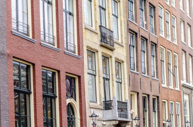 Amsterdam, Hollanda 'da tipik Hollanda mimarisi