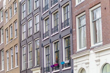 Amsterdam, Hollanda 'da tipik Hollanda mimarisi