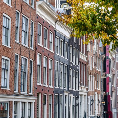 Amsterdam, Hollanda 'da tipik Hollanda mimarisi