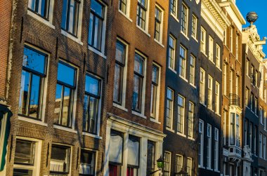 Amsterdam, Hollanda 'da tipik Hollanda mimarisi