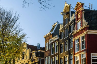 Amsterdam, Hollanda 'da tipik Hollanda mimarisi