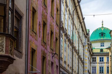 Innsbruck, Avusturya 'da Tipik Tipik Tipik Mimari
