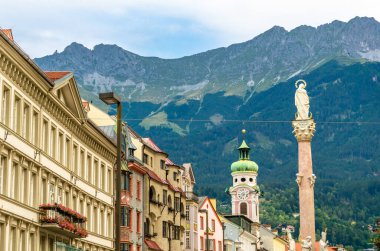 Innsbruck, Avusturya 'da Tipik Tipik Tipik Mimari