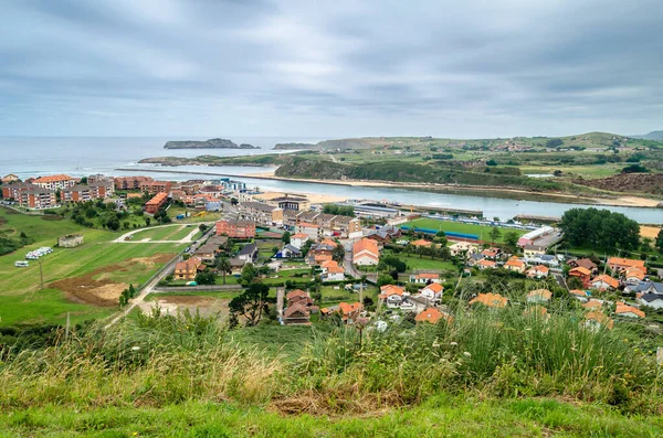 View Town Suances Viewpoint Northern Spain — Stock Photo, Image