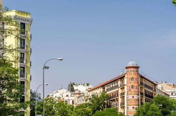 Madrid Spanya Şehir Manzarası Mimari Detay — Stok fotoğraf