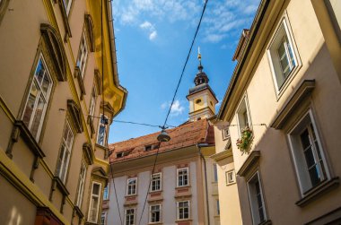 Şehir manzarası, Graz 'da mimari, Styria, Avusturya