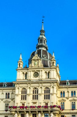 Şehir manzarası, Graz 'da mimari, Styria, Avusturya