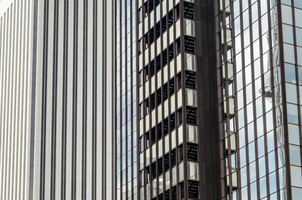 Madrid Spain September 2021 Detail Europa Tower Picasso Tower Skyscrapers — Stock Photo, Image